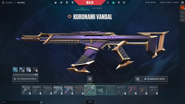 Kuronami, Skin Baru VALORANT