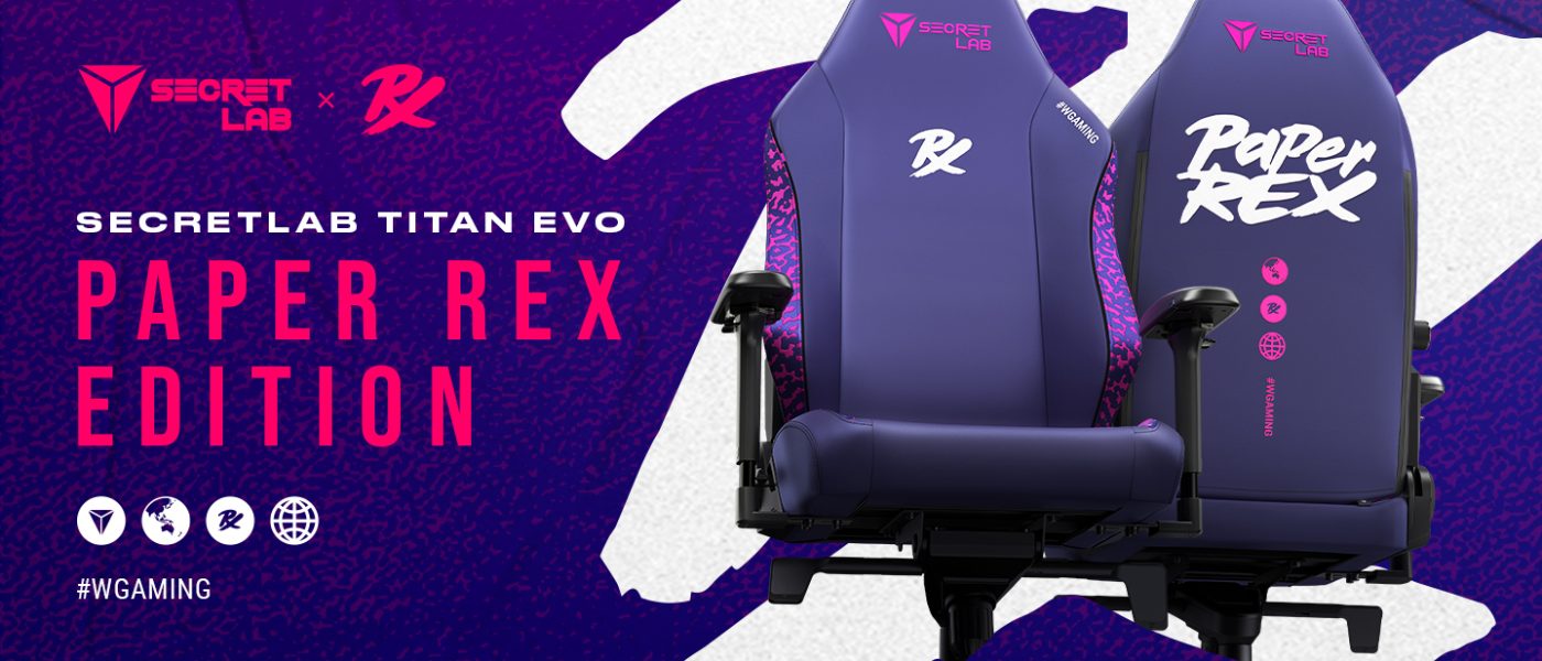 Secretlab TITAN Evo Paper Rex Edition