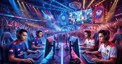 arena esports indonesia, pemain esports profesional, kompetisi game nasional, organisasi esports, berita gaming kompetitif