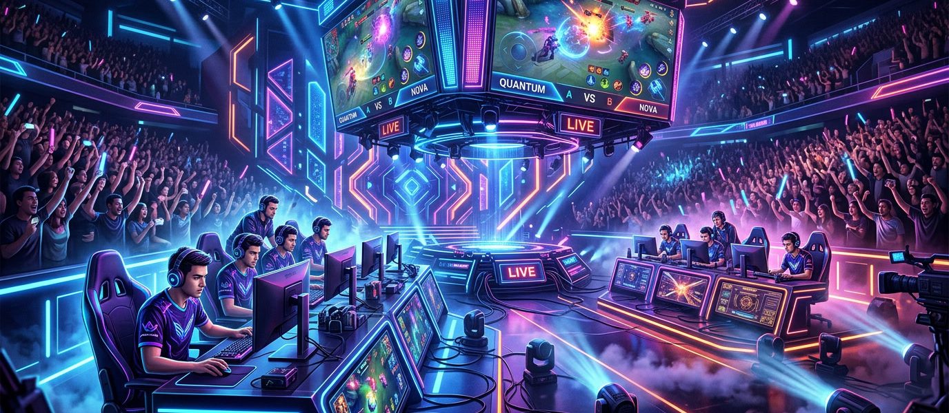 dunia esports, berita esports, turnamen esports, pro player, strategi game esports