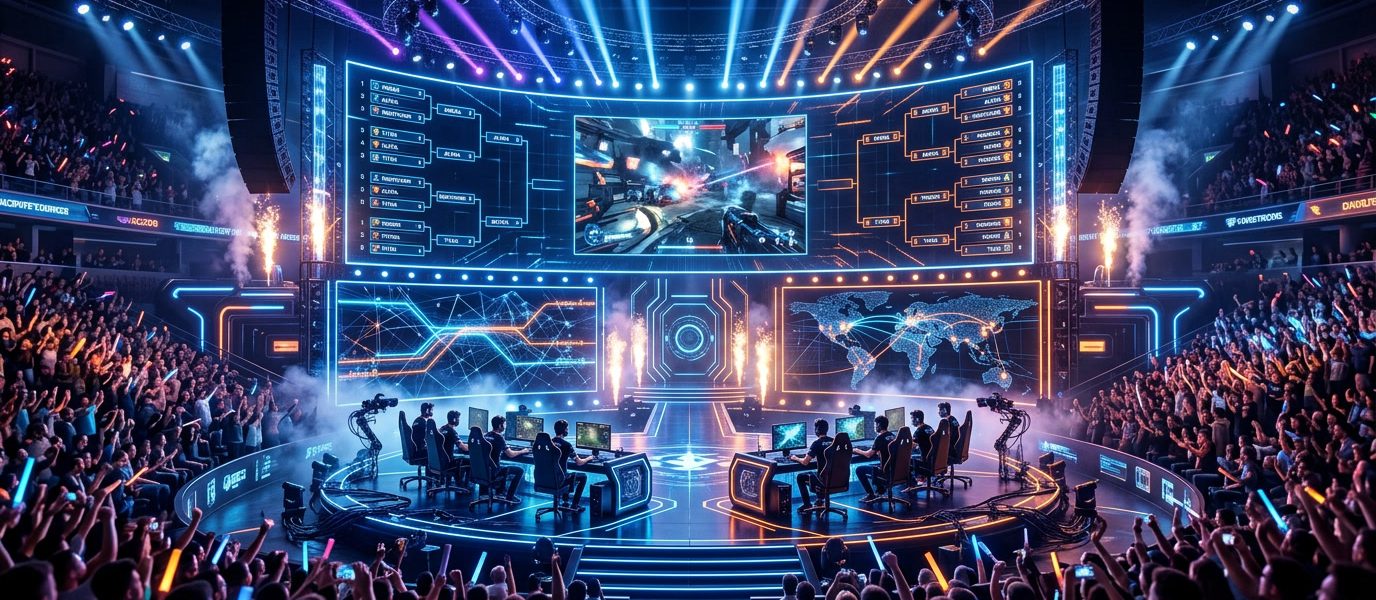 peta persaingan esports,turnamen game terbesar,kompetisi pro scene