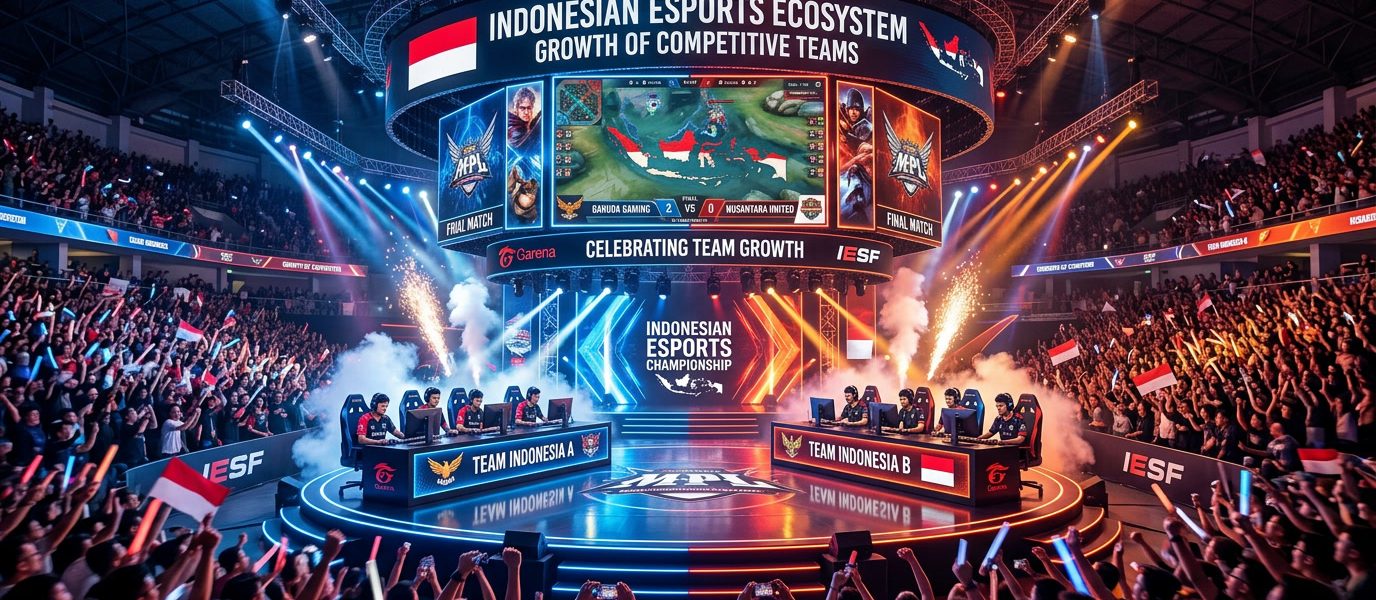 turnamen esports Indonesia, berita esports, tim esports, game kompetitif Indonesia
